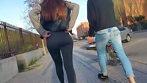 walkin down the street