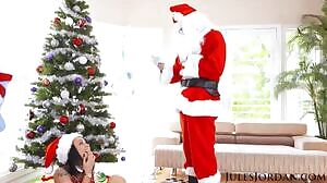 Holly Hendrix Ho Ho Ho Santa gave me anal