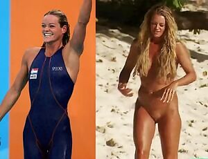 Olympic gold medallist Inge de Bruijn on/off