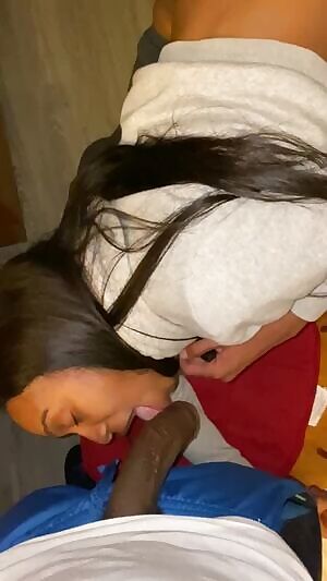 She loves eating my fat dick