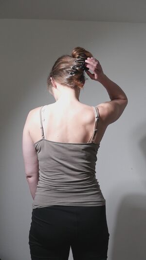 Long Hair Muscular Milf Solo