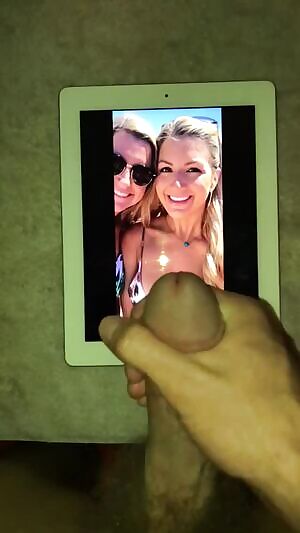 Had fun tributing this busty babe