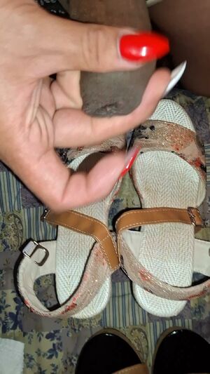 Stockings & Heels Cum Cumshot Jerk Off