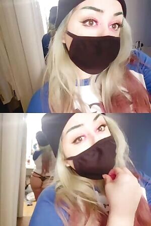 I've been waiting to have a selfie session in my Mega Milk shirt. Here's the ahegao I did from the set💕