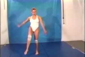 Headscissors Mixed Wrestling Muscles Muscular Girl