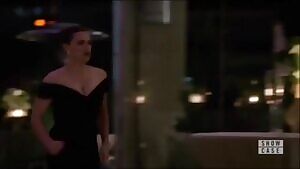 Katie McGrath’s tits bouncing