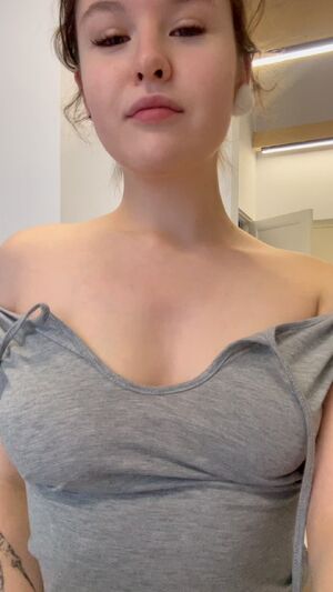 saggy tits fell out