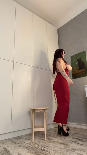 Thick Redheads Amateur Chubby High Heels