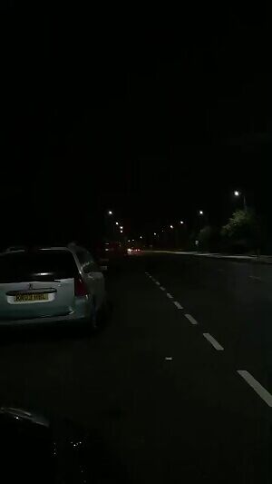 Quick naked flash at night!