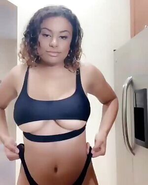 Bikini just a bit small