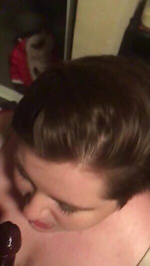 Bbw deepthroating a bbc