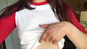 Having small and perky tits means I never wear a bra!