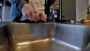 Cumming on the camera lens