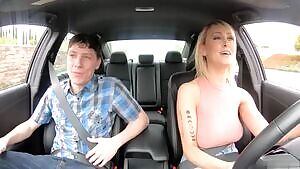 Pervy Interview guy couldn't resist and groped her