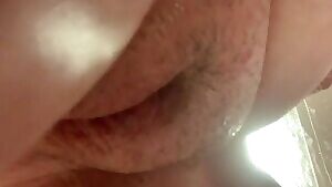 Playing in the shower