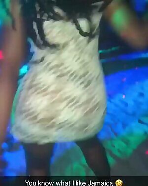 My friend Kelsey shaking her ass in Jamaica