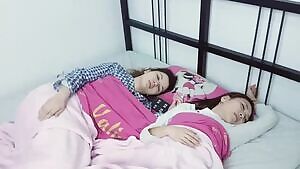 AsianDreamX Sleepover morning fun