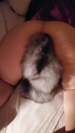 Her first tail, Exploring it tonight.