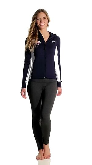 TYR USA Swimming Women's Alliance Victory Warm Up Jacket