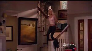 Kaley Cuoco in a thong on 8 Simple Rules