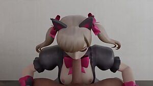Black Cat D.Va BJ