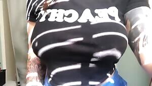 Popping my titty drop cherry 🍒