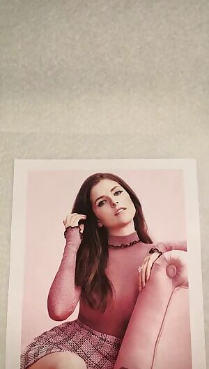 Huge cum drenching of Anna Kendrick after she teased me so bad this past week. A few days late but felt really good spraying her with such a huge load for her birthday. Happy belated birthday, Anna!