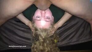 She doesn’t need air, only cock