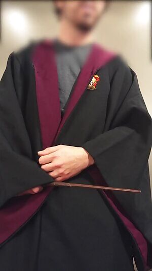 Wizard's spell to hide erection backfires!