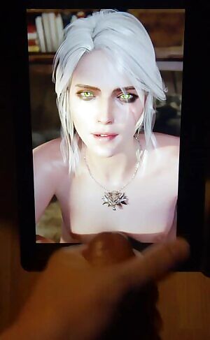 Ciri Facial Cumshot - Cum Tribute