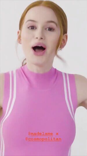 Madelaine Petsch's tits are great.