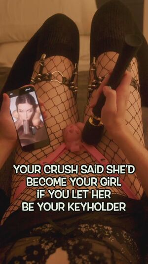 Ruined Orgasms BBC slut Caged Caption