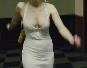 Jennifer Lawrence showing off those jigglers