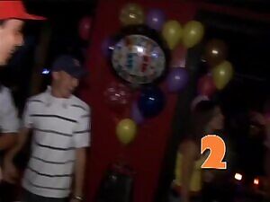 Happy to Flash at a Birthday Party!