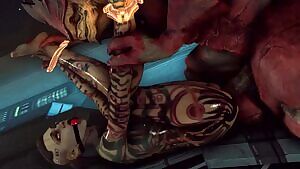 Wrex fucks a gagged Jack