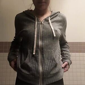 21 I never wear anything under my zip ups