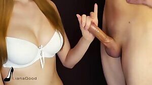 Liana Good cups his balls and ruins him