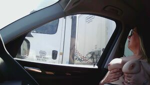 Road Fun Amateur BBW Boobs Hotwife