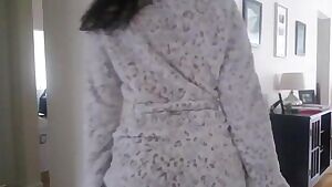 gonewild - A peek under my robe on this lazy Sunday