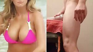 Kate Upton knows what gets the cocks going, her bouncing tits