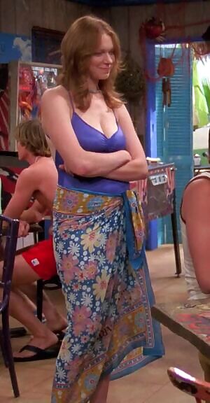 Laura Prepon showing a subtle cleavage