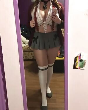 Naughty schoolgirl