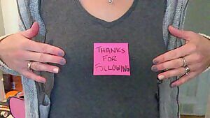 1000 followers! Woo Hoo! Thanks from MILF