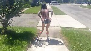 Summer Public Flashing Squirt & Buttplug - Liz Lovejoy