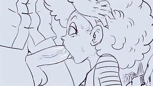 Bulma sucking dick 1
