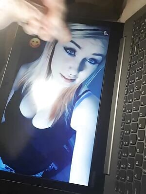 All over her fucking face!