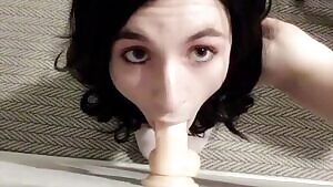 smol sissies can deepthroat too