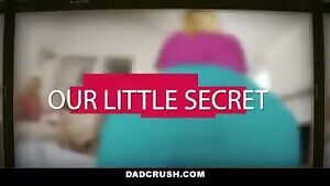 Slutty Beauty Teen Gives Stepdad A Sloppy Blowjob