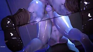 Asari getting fucked from behind