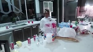 One of the most aggressive camel toes I've ever seen